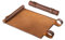 Melia Games RPG Würfelmatte zum Rollen - handgefertigte Würfelunterlage aus Echt-Leder - Pen and Paper Matte mit Würfelfach - für Fantasy-Rollenspiele (Tobacco)
