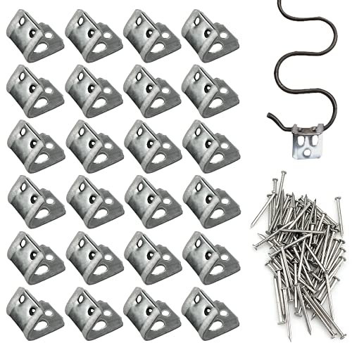 24pcs Fünf-Loch-Gummifederklemmen Sofabezug Clip Möbelbeschläge Zubehör Federbefestigungsclip Sofafeder-Ersatzset mit 72 Stück Eisennägeln (Splitter)