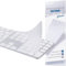 Funda para teclado M4 iMac Magic Keyboard 2024 (diseño europeo, tecla Enter de 7 formas) modelo A3119, Touch ID, con tecla numérica, ultrafina, protectora y transparente para teclado