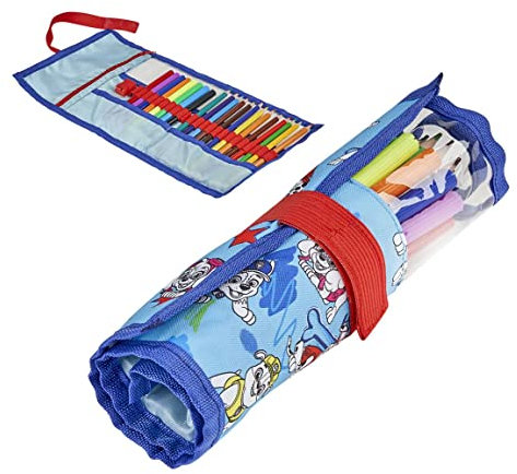 CERDÁ LIFE'S LITTLE MOMENTS - Trousse de Pat Patrouille | Comprend des Crayons de Couleur, des Marqueurs, des Gommes et des Taille-Crayons - Licence Officielle Nickelodeon