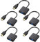 Rybozen HDMI to VGA Adapter, 5 Pack Gold-Plated HDMI Converter (Male to Female) Compatible for Computer, Desktop, Laptop, PC, Monitor, Projector, HDTV, Chromebook, Raspberry Pi, Roku, Xbox and More