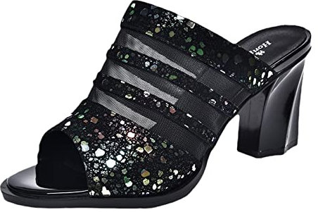 MJGkhiy Sandali Donna Estive Sandali Estivi Donna Cipria Sandali Sabot Donna Bassi Infradito Sandali Donna Eleganti Zeppa Sandali Donna Eleganti Con Tacco Marroni