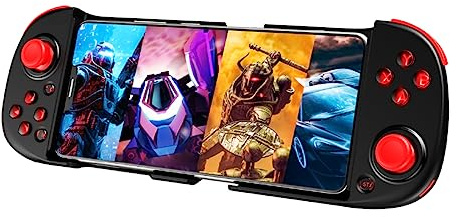 GNCHome Mando PG 9217 para Móvil Android/IOS - Mando Bluetooth - Mando inalámbrico Compatible con Android/IOS/PC/Tablet/PS3/Switch - Mando de juego inalámbrico elástico