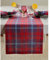 Solino Home Leinen Schottischer Tischläufer 35,6 x 152,4 cm - Rot und Marineblau Tartan Plaid Tischläufer für Thanksgiving, Weihnachten - maschinenwaschbar und handgefertigt aus 100% reinem Leinen