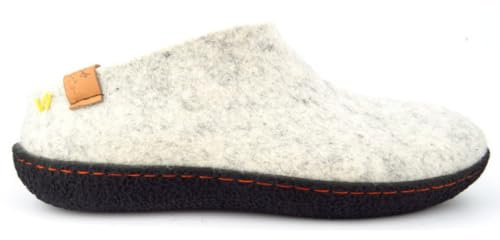 Tofvel Slipa Wollfilz-Pantoffel Natural Delta