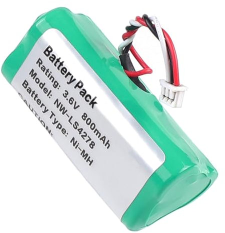 SHAWOROCE 800mAh 3,6V Batterien Akku Ersatzakku Kompatibel mit Symbol Barcode Scanner DS6878 DS6878-SR LS4278 LS4278-M LI4278 NI-MH AA Wiederaufladbare Batterie 82-67705-01 BTRY-LS42RAAOE-01