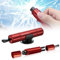 ZUOQIANG Notfallhammer Auto mit Gurtschneider, Car Safety Nothammer Auto, Kompakter Tragbarer Gurtschneider Notfallhammer, Emergency Hammerdex, Glasbrecher Auto Essentials Rot