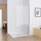 MIQU Nischentür 80 x 195 cm Walk in Duschabtrennung Duschwand für Dusche Pendeltür Schwingtür Duschtür aus NANO ESG Glas Rahmenlos duschtrennwand ohne Duschwanne