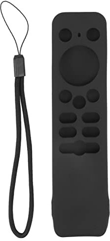 Remote Silikon Schutzhülle Weiche Silikon Schutzhülle für Realme TV Stick Fernbedienung Anti Drop Schutzhülle Cover Schwarz