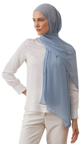 femple Deluxe Chiffon Hijab | Hochwertiger, Luftiger Hijab – Ideal für besondere Anlässe