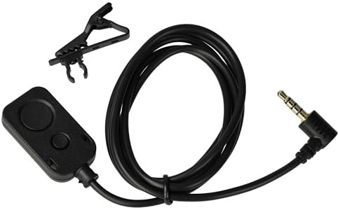 vhbw 1x telecomando per scatto a distanza compatibile con Sony A6600, A6500, A6100, A6000, A6400, A6300, A57, A65, A7, A560, A580 fotocamera, 1 m