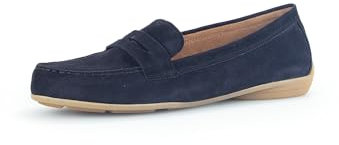 Gabor Damen Slipper, Frauen Slip On,Best Fitting,College Schuhe,Businessschuhe,Slip-ons,Mokassins,Halbschuhe,Slides,Atlantik,37 EU / 4 UK
