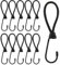 10 Pcs Bungee Cords With Hooks 7 Inch, Bungee Cords with Carabiner Clips, Small Bungee Cord with Hooks, Bungee Cords, Bungee Straps with Hooks, for Tarpaulin, Luggage, Camping, Bikes, Banners