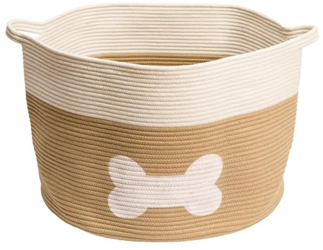 House of Paws Large Rope Storage Basket – 42 x 42 x 30 cm