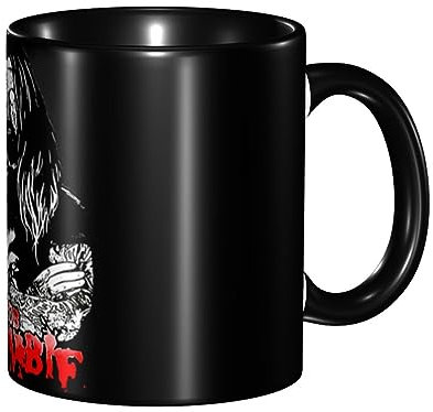 SdetYuia Rob Singer - Taza de café de cerámica con diseño de zombi, taza de té, para oficina y hogar, 325 ml