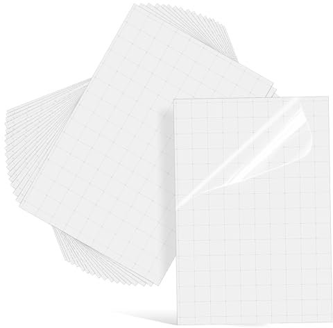 DECHOUS 50blätter Selbstklebende Laminierfolien Foto Schutz Laminat Pvc Glänzend Transparent Blasenfrei Starke Haftung Zur Bilderversiegelung Langlebig Und Wasserfest