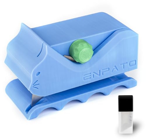 Cortador de cartón para rascadores de Gatos con 10 Cuchillas, Cortador de cartón Impreso en 3D para niños, rascadores de Gatos, máquina de Herramientas de Tira de cartón para Amantes de los Gatos