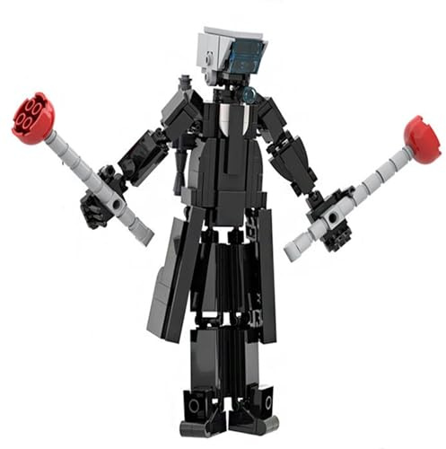 LCTM Building Blocks Figures Toy Toilet Titan Cameraman Speakerman Clock TV Man Game Upgraded Action Mutant Model Funny Ideas Collectible Birthday Gift Skibidi Buildable Brick Adults Kids Fans Boys C