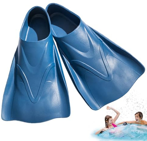 Pinne da Nuoto | Pinne da Piscina | Corte Portatili per Allenamento, Antiscivolo per Uomini Donne Bambini