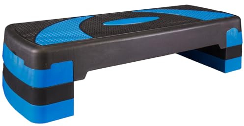 FIXKRAFT Aerobic Stepper 3 in 1 für Zuhause 120 kg Steppbrett Höhenverstellbar Steppboard DREI Stufen Fitness Stepp Brett Sport Equipment Gymnastik Zubehör