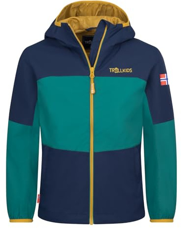 Trollkids Kids Bjordal Jacket 122, Jungle Green