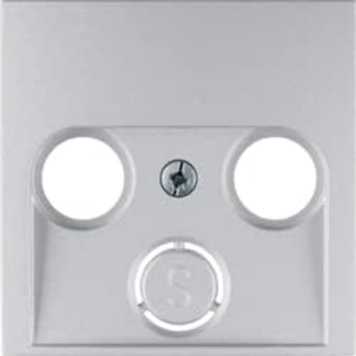 Hager B1 – Platte TV/Radio Aluminium