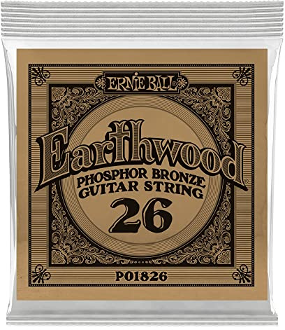 Ernie Ball .026 Slinky Acoustic Phosphor Bronze Single String