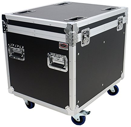 OSP Cases | ATA Road Case | Utility Truck Pack Transport Case | 30 with Dividers and Tray | Heavy-Duty Casters | TC3024-30