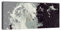 Leinwandbild Panorama Nr. 255 Milk and Coffee 100x40cm, Keilrahmenbild, Bild auf Leinwand, Abstrakt Kunst Kaffee