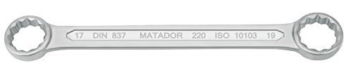 MATADOR Doppelringschlüssel, 17 x 19 mm, 0220 1719