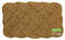 JVL 45 x 75 cm Natural Coir Hand Made Indoor Outdoor Knotted Rope Door Floor Mat, Brown