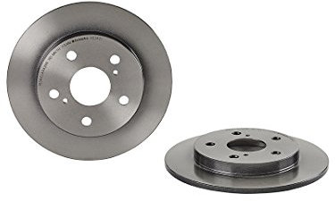Brembo 08.A534.21 - Bremsscheibe mit UV-Lack (Set von 2 Stück) - hinten