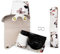 kinokoo Sony A6400 Case PU Leather Protective Case Cpmpatible for Sony A6400 A6100 A6000 A6300 with 16-50mm Lens Camera Colorful White