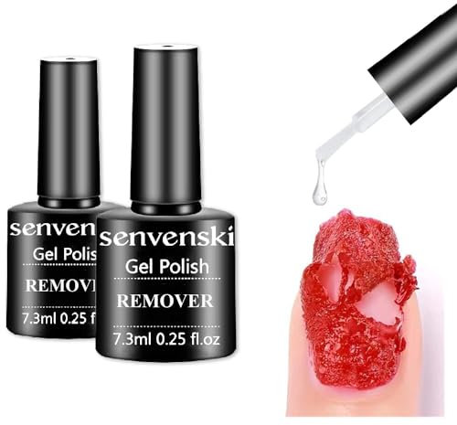 Senvenski Gel Nagellack Entferner, Gel Entferner für Nägel, Shellac UV LED Gift Set Kit Nagellack Kinder Mädchen (XJ2-001)