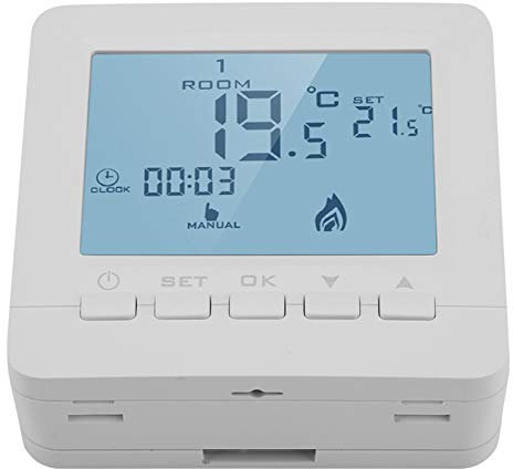 Termostato programmabile 5A ad alta affidabilità con display LCD digitale a chip singolo Regolatore di temperatura intelligente