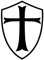 Auto-Aufkleber 12.6 * 17.7Cm Lustige Autoaufkleber Knights Templar Fashion Custom Vinyl Decals Auto Styling Schwarz/Silber