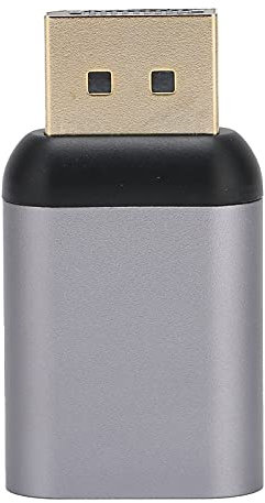 ciciglow Type‑C Female to Large DP Male Adapter, 4K 60Hz USB C Female to DisplayPort Male Cable Adapter Converter Compatible with Windows/Android/OS X