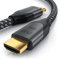 Primewire - Cavo HDMI 8k 2.1 da 1m - 8K @ 120Hz 4K @ 240Hz con DSC - 48 Gbit/s - 3D - HDMI 2.1 a b - Alta velocità - HDTV - UHD II - Dynamic HDR-10+ - eARC - VRR – 1 Metro