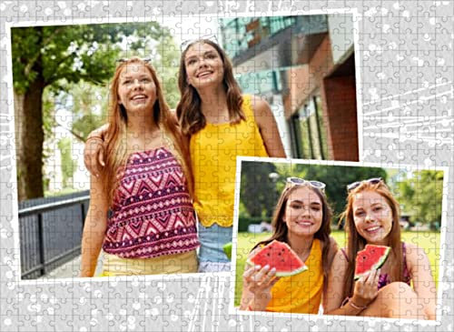 Foto Puzzle Personalisiert 1000 500 300 120 Teile für Erwachsene Jungen Mädchen Holzpuzzle,Puzzle mit eigenem Foto gestalten,ideal als persönliches Fotogeschenk