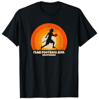 Flag Football Mädchen Uncatchable auf Flag Football T-Shirt