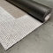 STORESDECO Alfombra vinilica de Tejido Trenzado Premium de Alta Gama Lavable Antideslizante Alfombras vinilicas Resistentes para Salon Cocina habitacion baño Pasillo Color Topo Blanco 140x200 cm