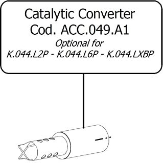 MIVV Optionales Kit mit abnehmbarem Katalysator. - Anbauteil Optionales Kit mit abnehmbarem Katalysator. kompatibel mit - - - ccm ab Bj. -
