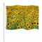 Yekiua Sonnenblumenfeldflagge, 91 x 152 cm, Outdoor-Retro-Blüte, Blumen, Sonnenlicht, Herbst, Sommer, Frühling, Premium, stärkste, langlebige Flagge, lebendige Farben mit Messingösen, Grün / Gelb