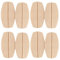 CLKE BH Trägerpolster, 4 Paar BH Schulterpolster, Silikon Bra Strap Pad, Bra Strap Kissen, Trägerpolster Silikon, BH Träger Anti Rutsch Pad, für Frauen und Mädchen (Hautton)