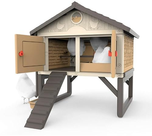 Suinga - Familienhobby Hühnerstall, empfohlen für 5 Hühner, UV, 159 x 126 x 128 cm