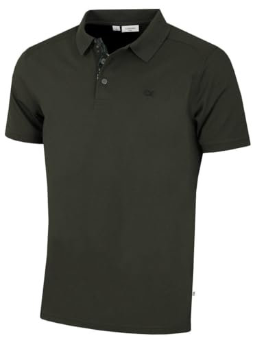 Calvin Klein Herren Campus Camo Golf-Poloshirt - Jägergrün Camo - XL