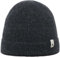 Sterkowski Kingfish Strickmütze | Merinowolle und Recyceltem Kaschmir Beanie für Herren und Frauen | Rippenrand Still Wintermütze Herren Beanie Mütze Herren Fisherman Beanie 54-62 cm Grau