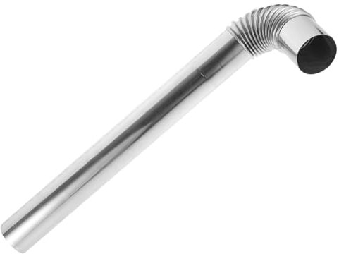 POPETPOP Edelstahl Schornstein Bausatz Mit Flexiblen Kaminzügen Für Herd Und Entlüftungsschlauch in Küche Oder Bad Metall Ofenzug Für Camping Und Grill