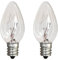 ShuoHui C7 Glühbirne E12 7W, AC 230V, 40LM Dimmbar, Warmweiß 2700K, Ersatzbirne Für Himalaya-Salzlampe, Salzkristalllampe, Salzsteinlampe, Orientierungslicht, Nähmaschine, Nachtlicht (3)