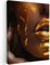 MuchoWow© Bilder 50x70 cm Wohnzimmer Deko Modern Wandbild Foto auf Leinwand Bild Schlafzimmer über Bett Room Decor Geschenke Frau - Gold - Luxus - Porträt
